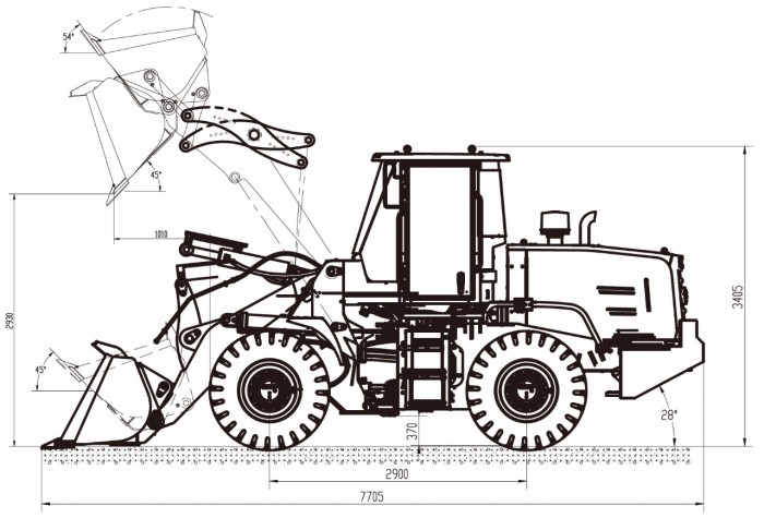 Фронтальный погрузчик XCMG XC938